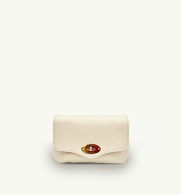 Apatchy London The Maddie Leather Bag - Stone