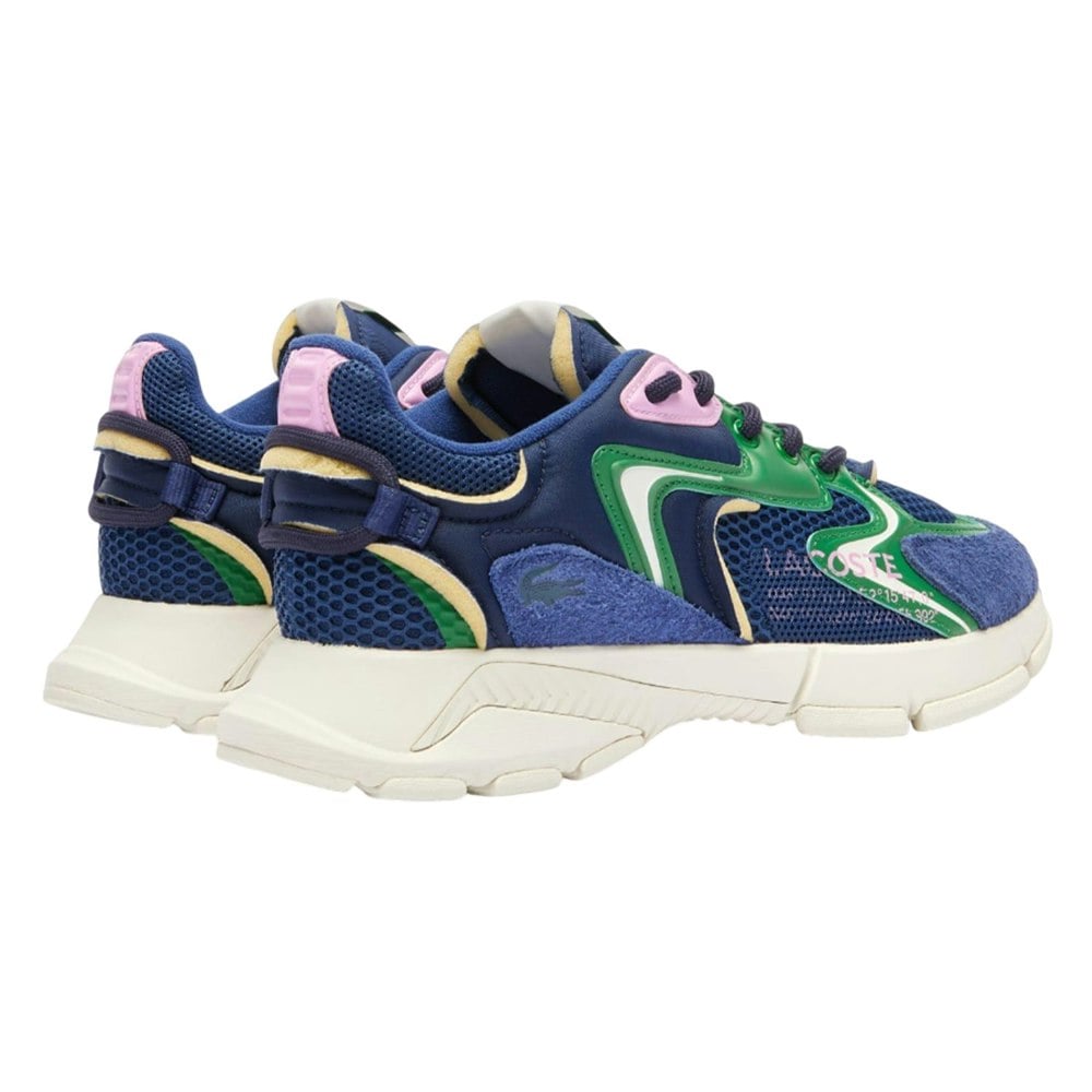 Lacoste L003 Neo Suede Trainers - Blue/Green
