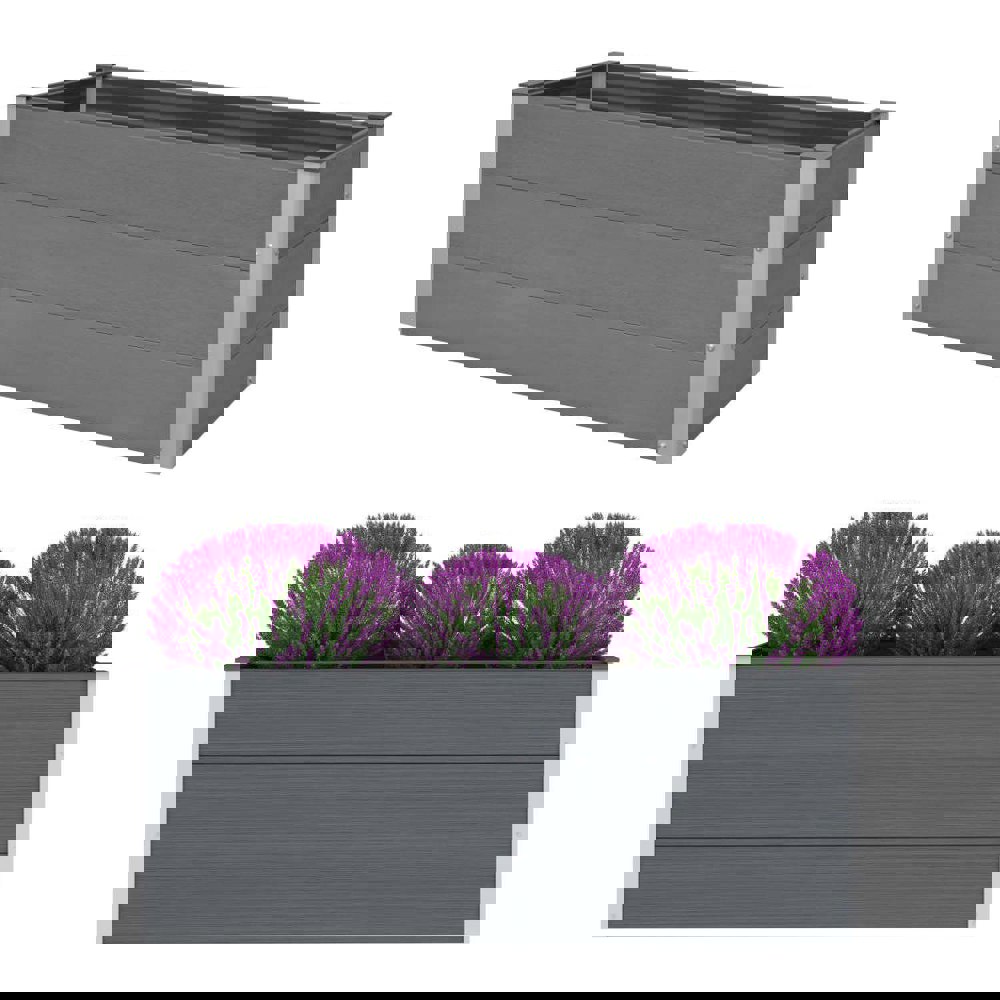 Berkfield Garden Raised Bed WPC 150x50x54 cm Grey