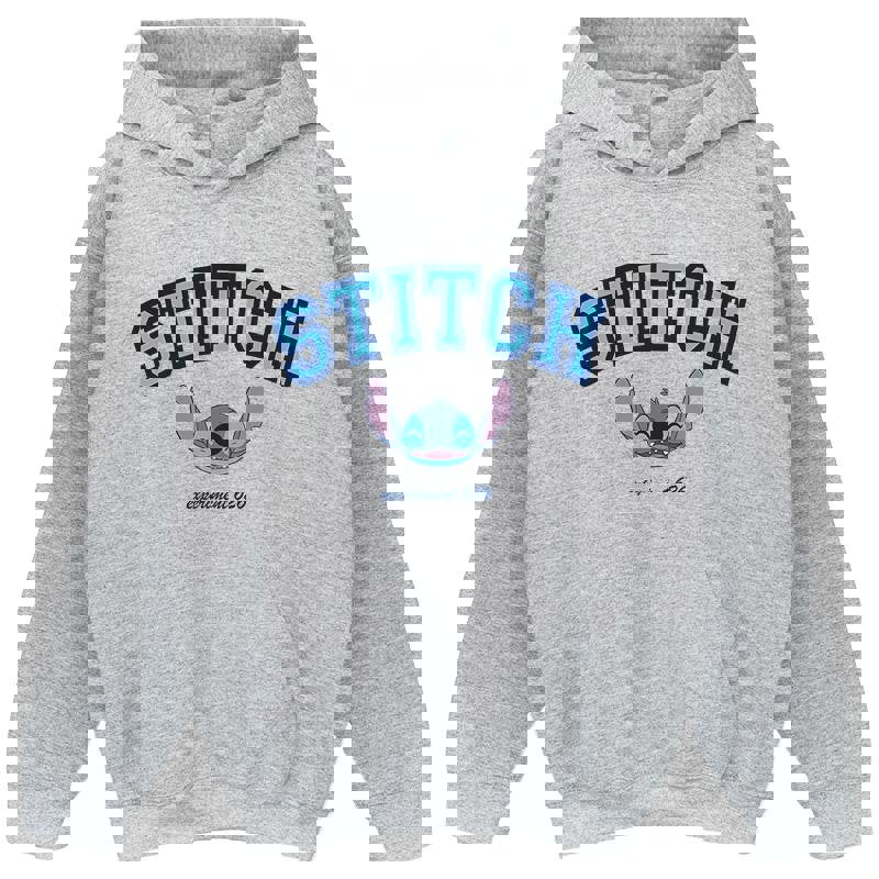 Disney Girls Lilo & Stitch Collegial Hoodie - Sports Grey