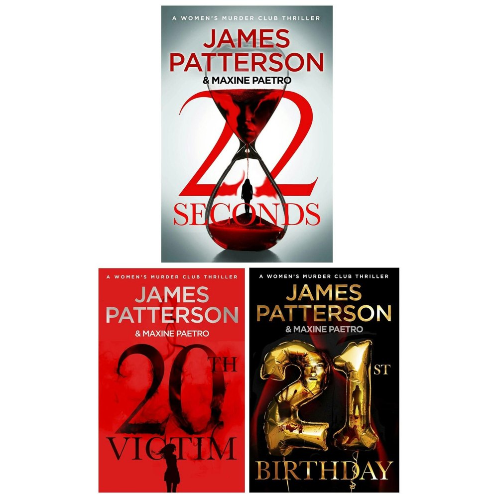 Women's Murder Club Series by James Patterson 3 Books Collection Set