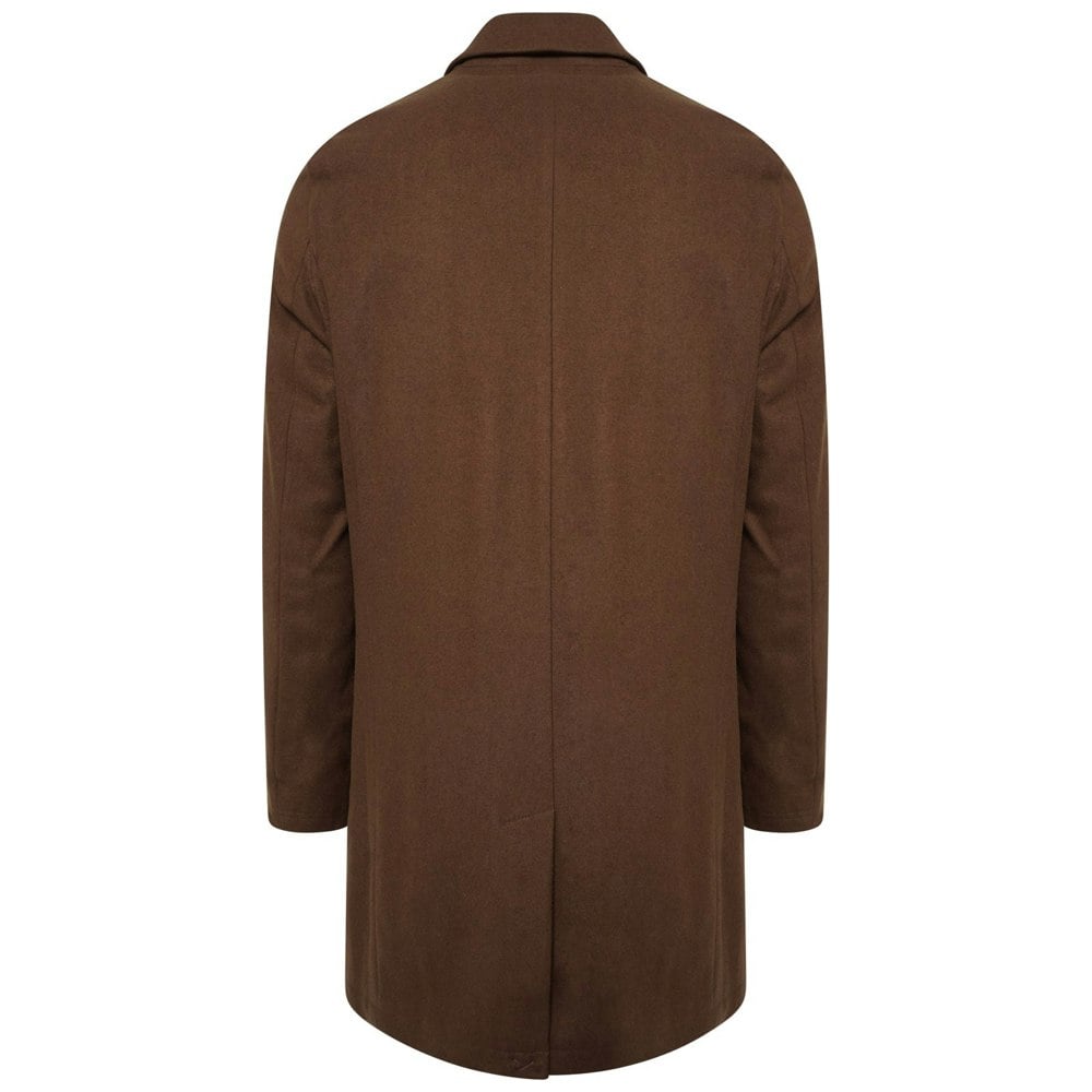 Harry Brown London Harry Brown Mud Wool Blend Overcoat