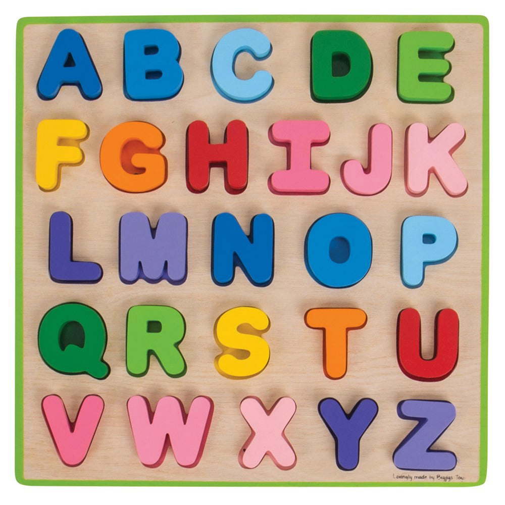 Bigjigs Toys Wooden Uppercase ABC Puzzle