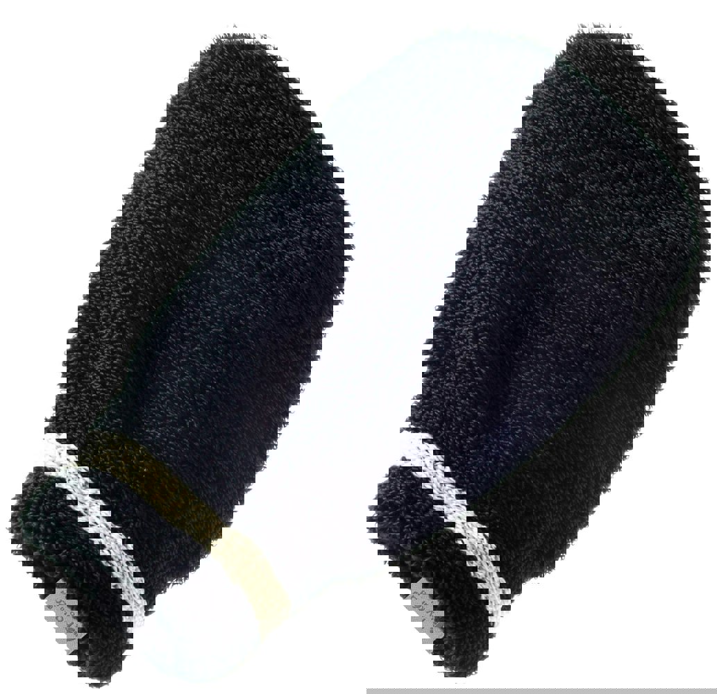 Hydréa London Professional Exfoliating Spa Mitt Black