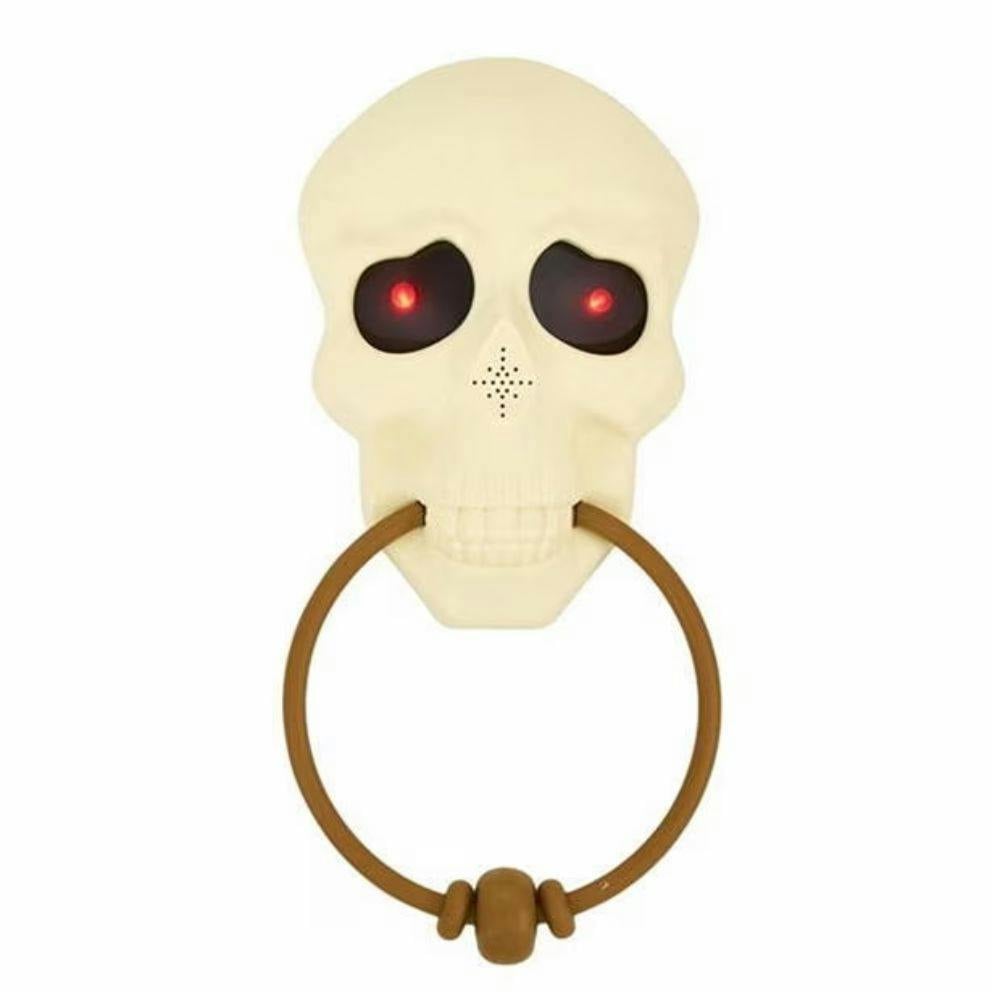 Garden Greatness Scary Animated Skull LED Halloween Doorbell