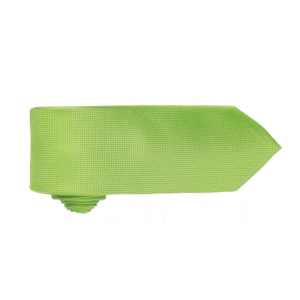Premier Mens Micro Waffle Formal Work Tie (Pack of 2) - Lime