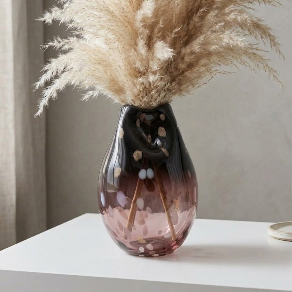 Garden Greatness Relica Shaped Two Tone Glass Vase