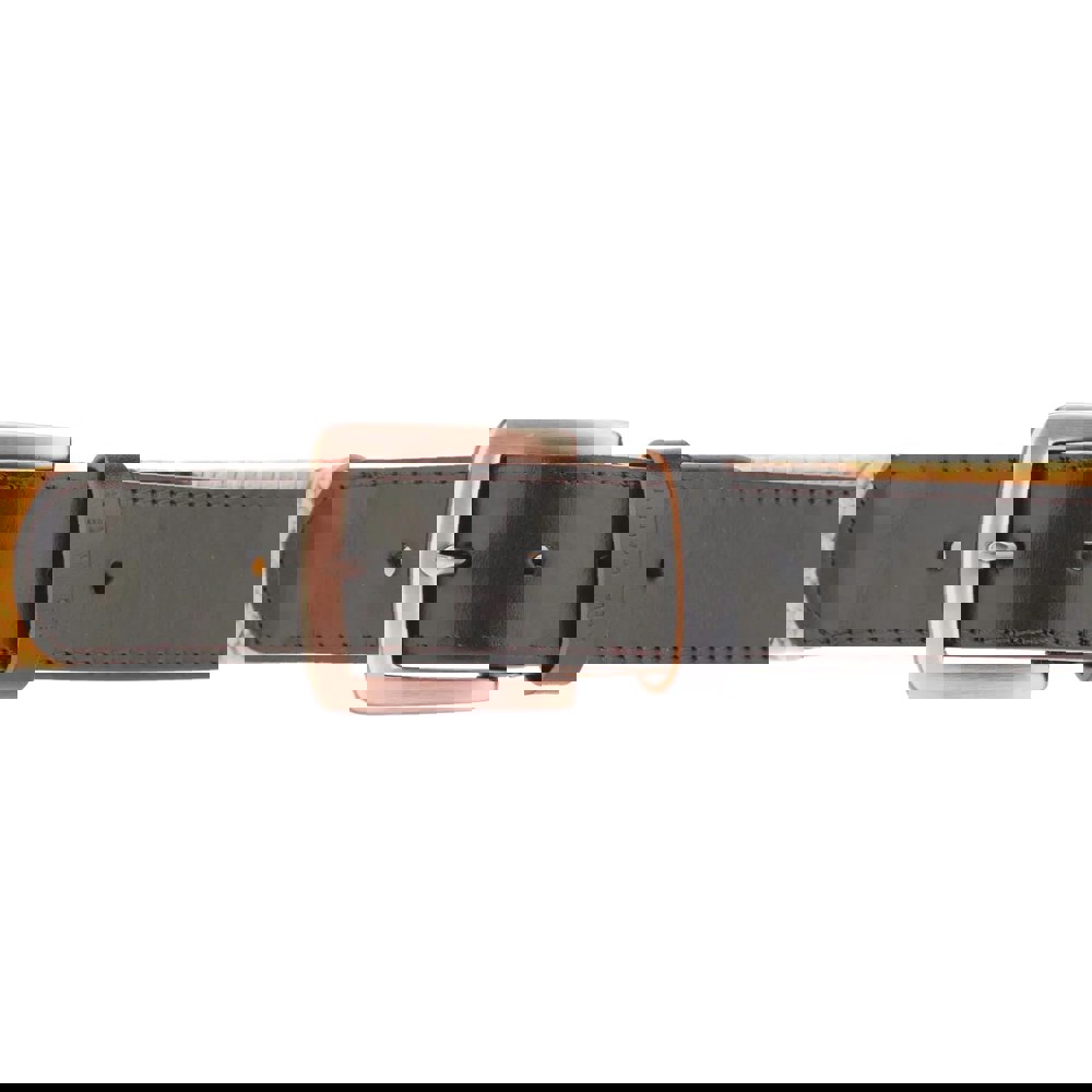 Ted Baker Galan Cow Leather Woven Belt - Mustard