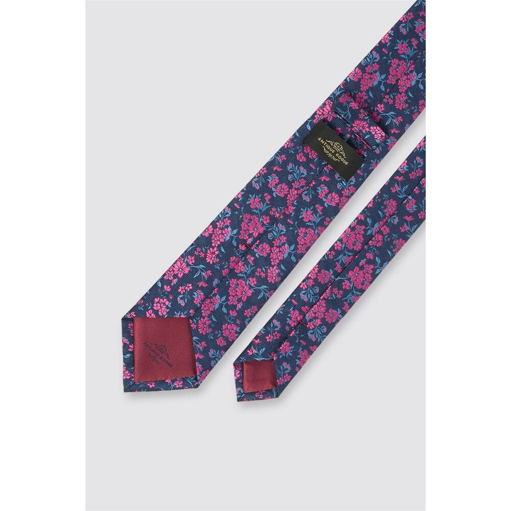 Antique Rogue Raspberry Jasmine Wedding Tie