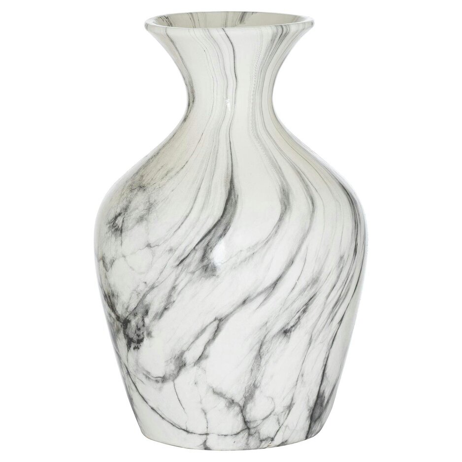 Wyld Haus Marble Glaze Tall Large Ceramic Vase