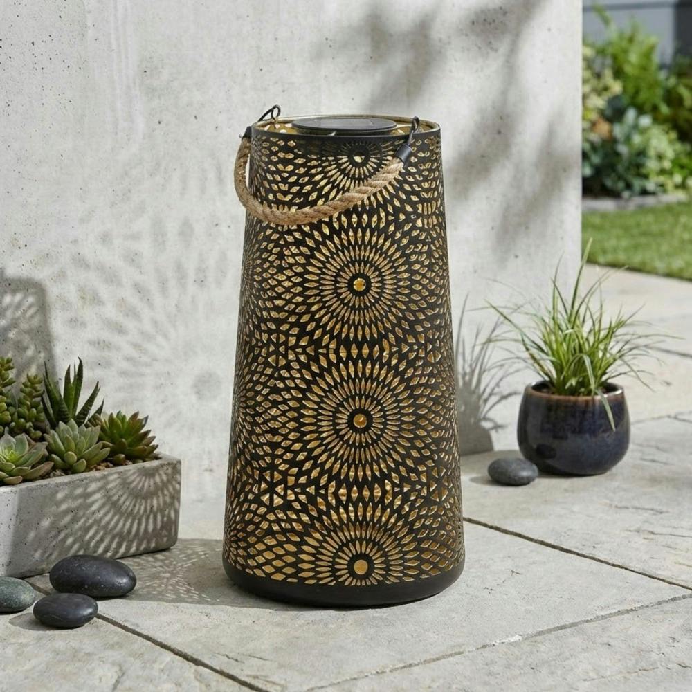 Garden Greatness XL Muscat Swirl Solar Lantern