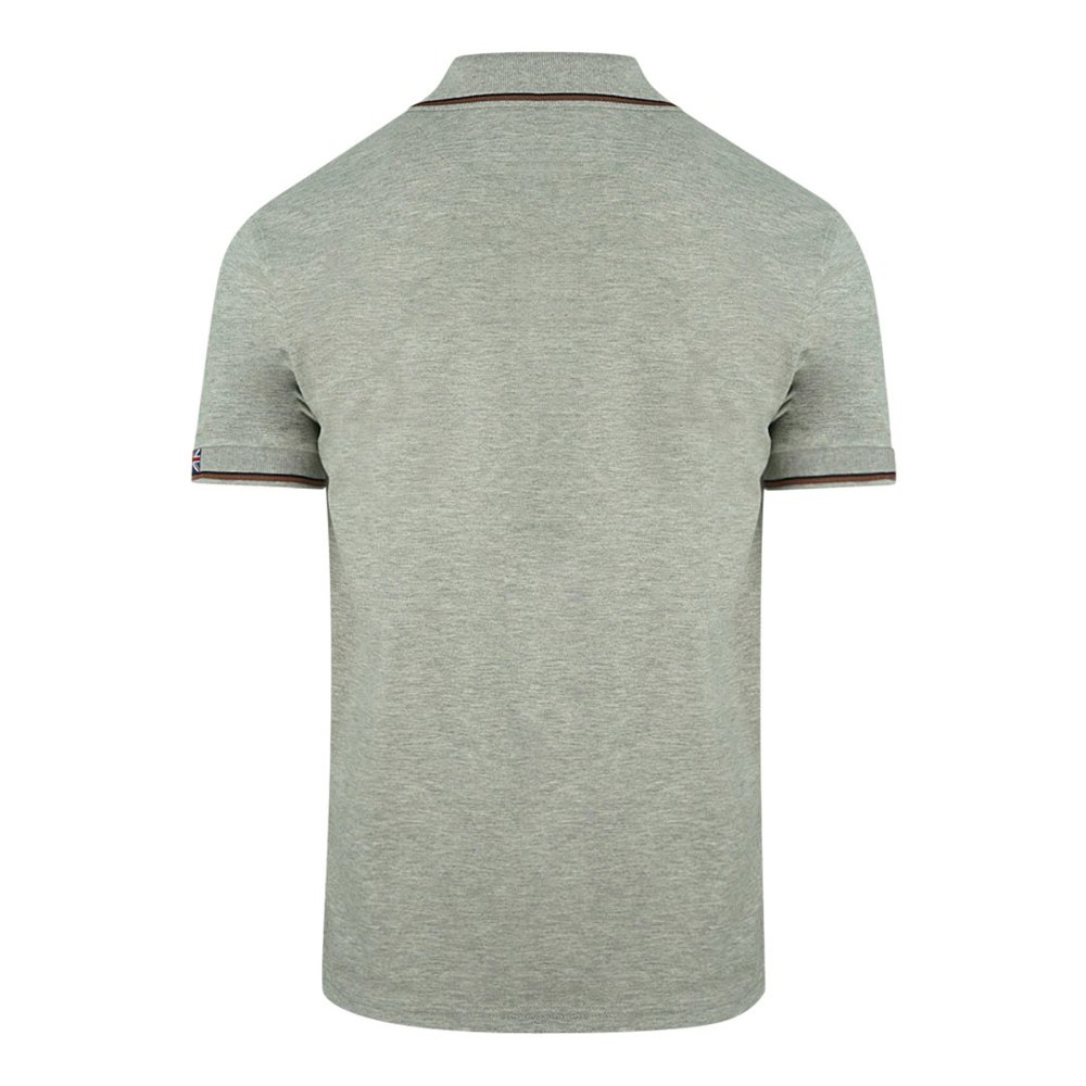 Aquascutum Tipped Collar Polo Shirt - Grey