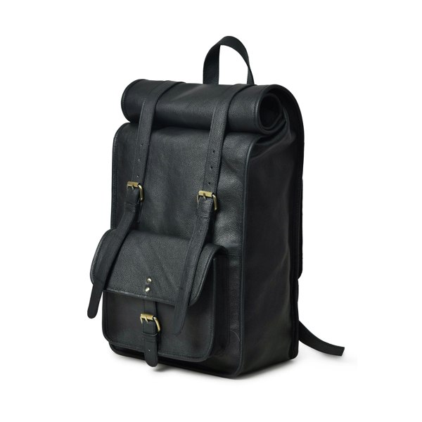 DuVall Rolltop Backpack- Black - DÖTCH CLUB