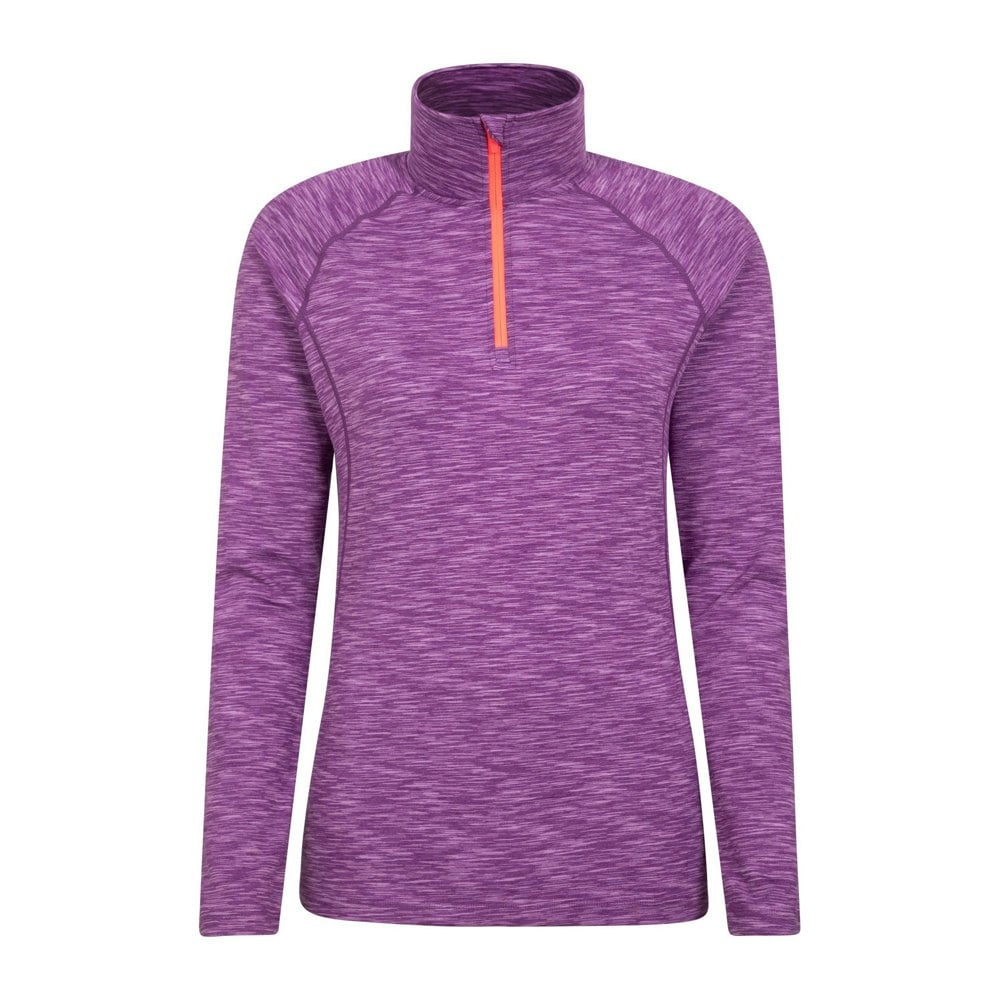 Mountain Warehouse Womens/Ladies Bend & Stretch Half Zip Midlayer - Berry