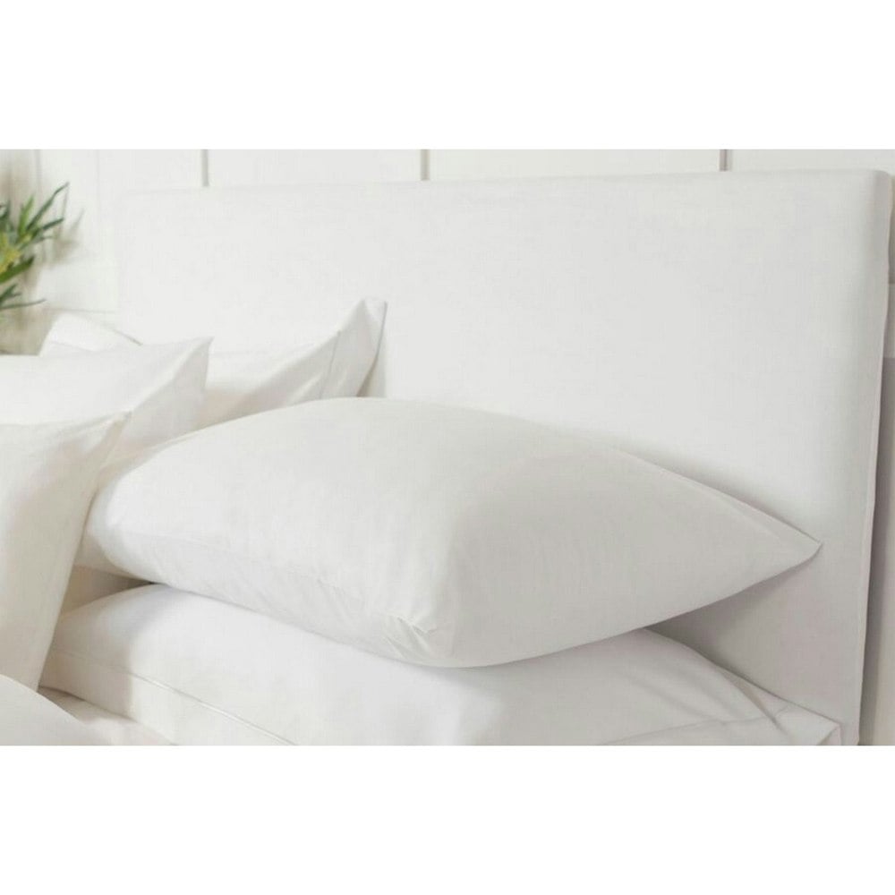 Belledorm Faux Suede Headboard Cover - White