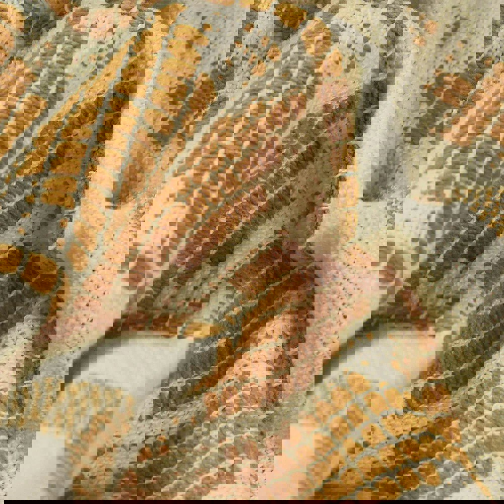 Furn Pangea Tassel Throw - Ochre Yellow