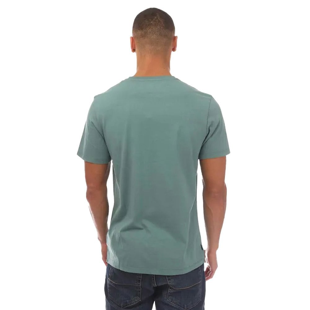 Timberland Mens Kennebec River Tree Logo T-Shirt - Teal