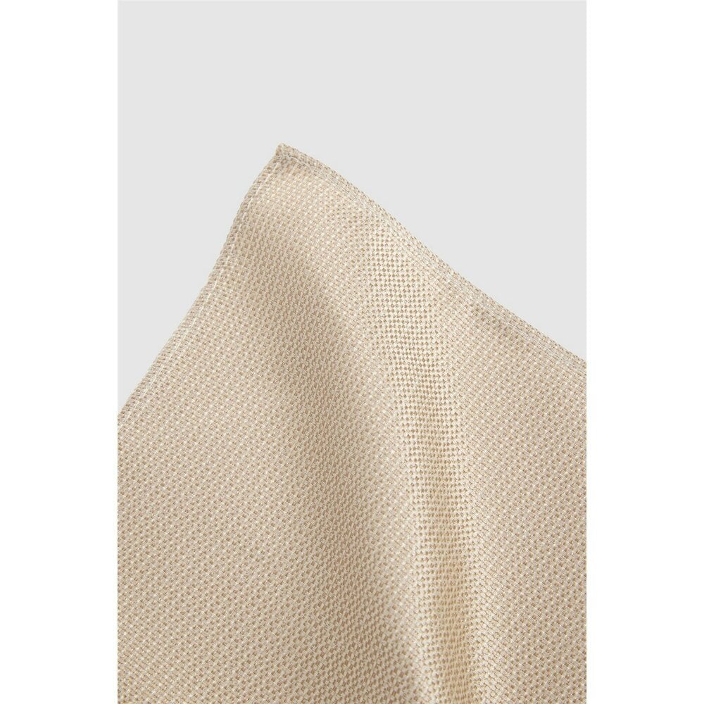 Antique Rogue Ecru Textured Pocket Square