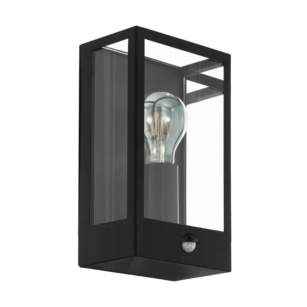 EGLO Alamonte Black Steel Outdoor Wall Light