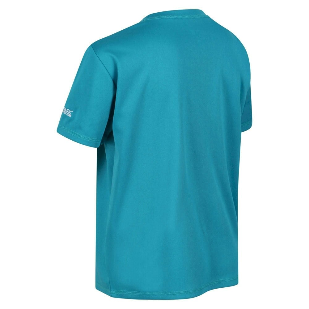Regatta Kids Alvarado VI Mountain T-Shirt - Enamel Blue