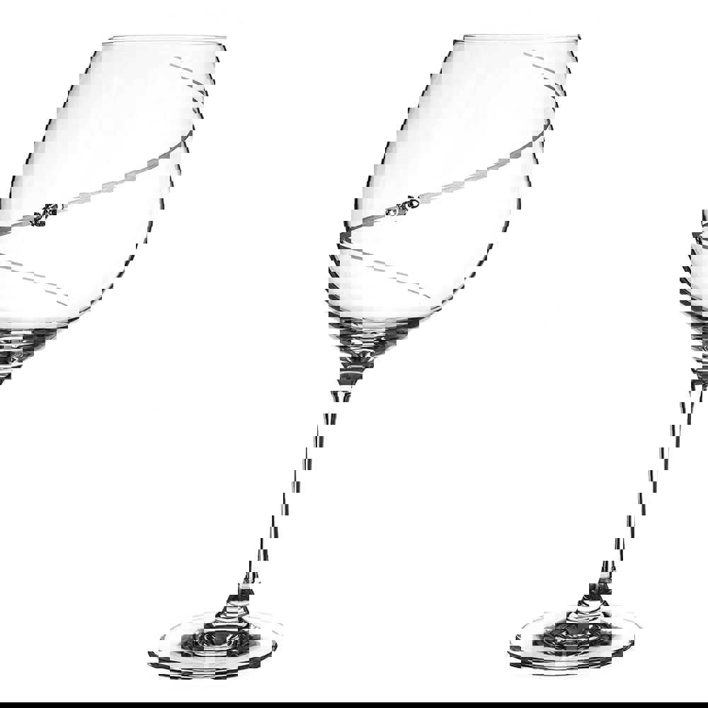 Diamante Silhouette Gin Glass Adorned with Swarovski® Crystals - Single Glass