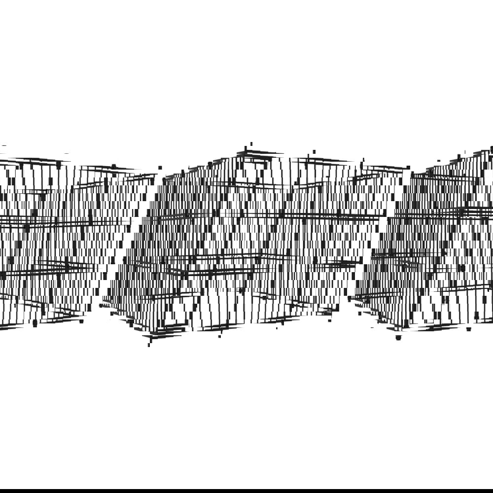 Berkfield Outdoor Dog Kennel 450x450x185 cm