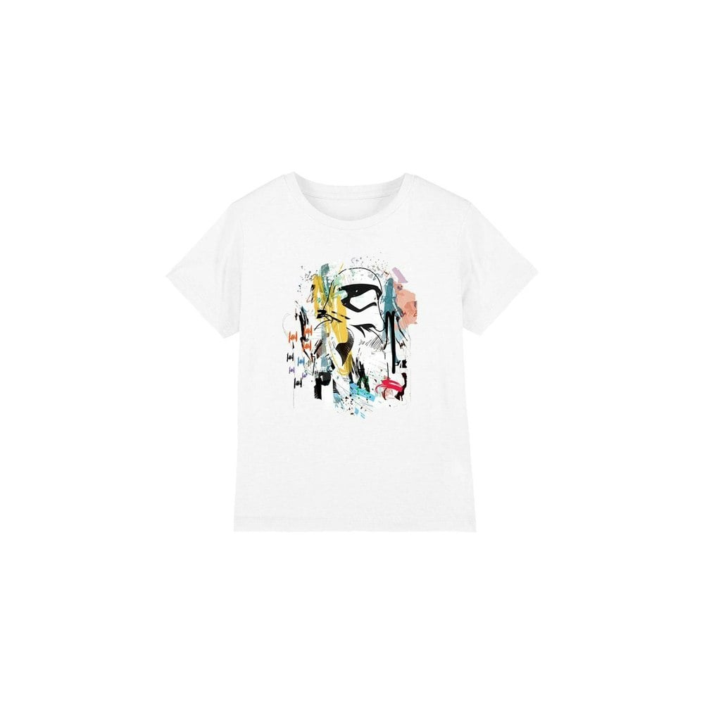 Star Wars Childrens/Kids Stormtrooper Abstract T-Shirt - White