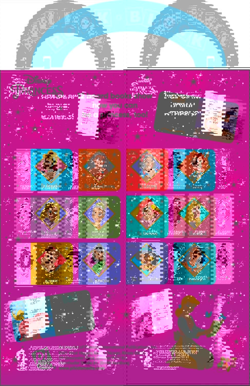 Disney Princess - I Can Be Princess My First Library Board Book Block 12-Book Set