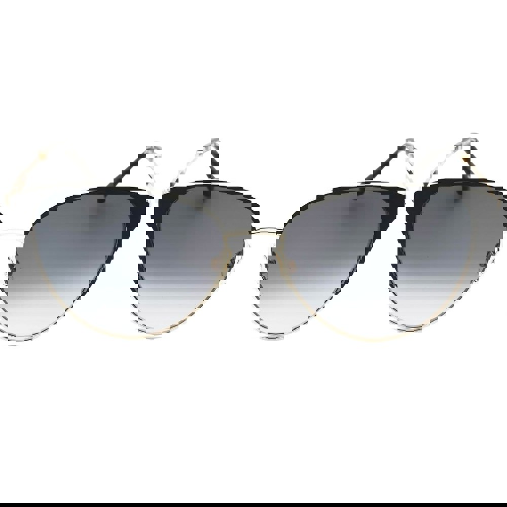 Kate Spade Dark Grey SF Lens Black Detail Gold Sunglasses One Size