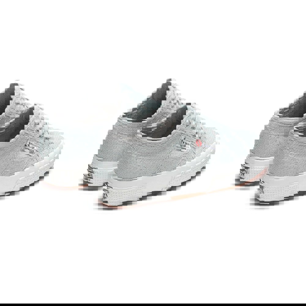 Superga Childrens/Kids 2750 Jcot Leather Trainers - Grey Lilla/Avorio