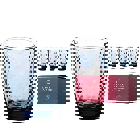 Diamante All Rounder Coloured Tumblers ‘Mosaic Blue Lilac’ – Set of 4