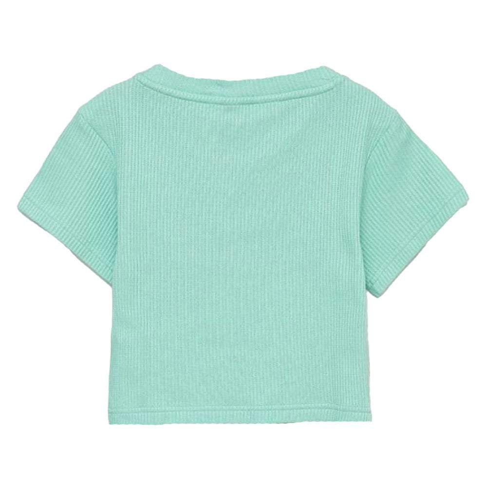 Adidas Childrens/Kids Lounge Waffle T-Shirt - Mint