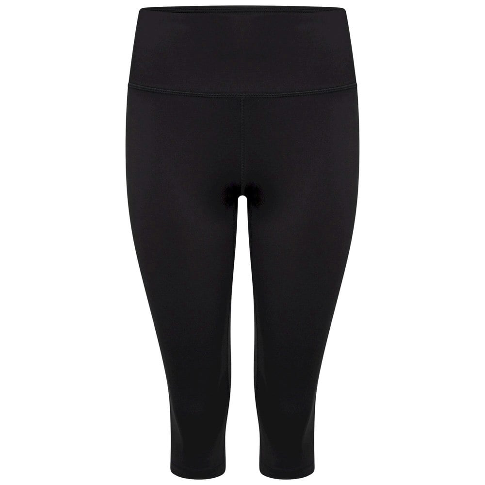 Dare 2B Womens/Ladies Influential Plain Recycled 3/4 Leggings - Black