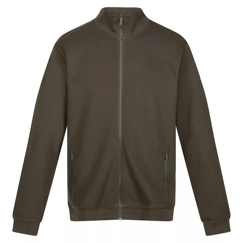 Regatta Mens Felton Sustainable Full Zip Fleece Jacket - Dark Khaki