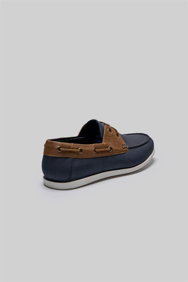 House of Cavani Andros Boat Shoes - Navy