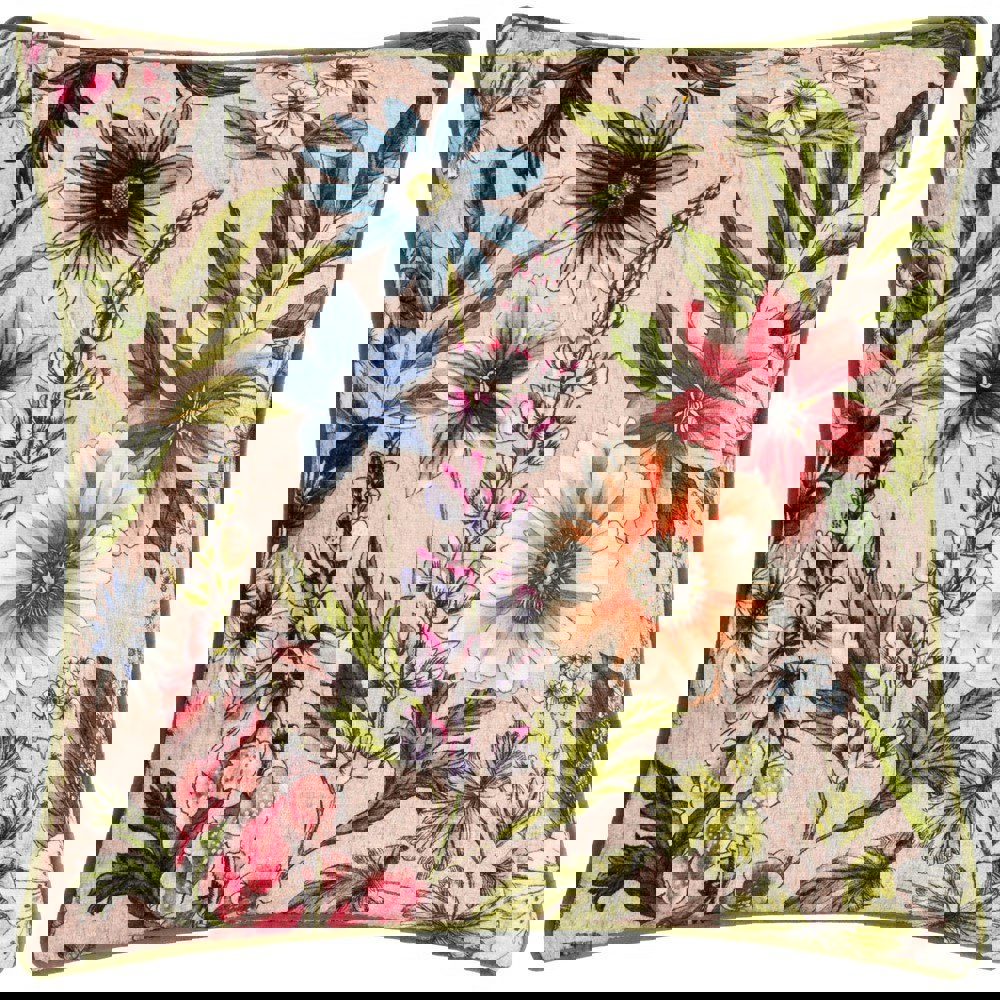 Wylder Hidcote Manor Alma Floral Cushion Cover - Blush