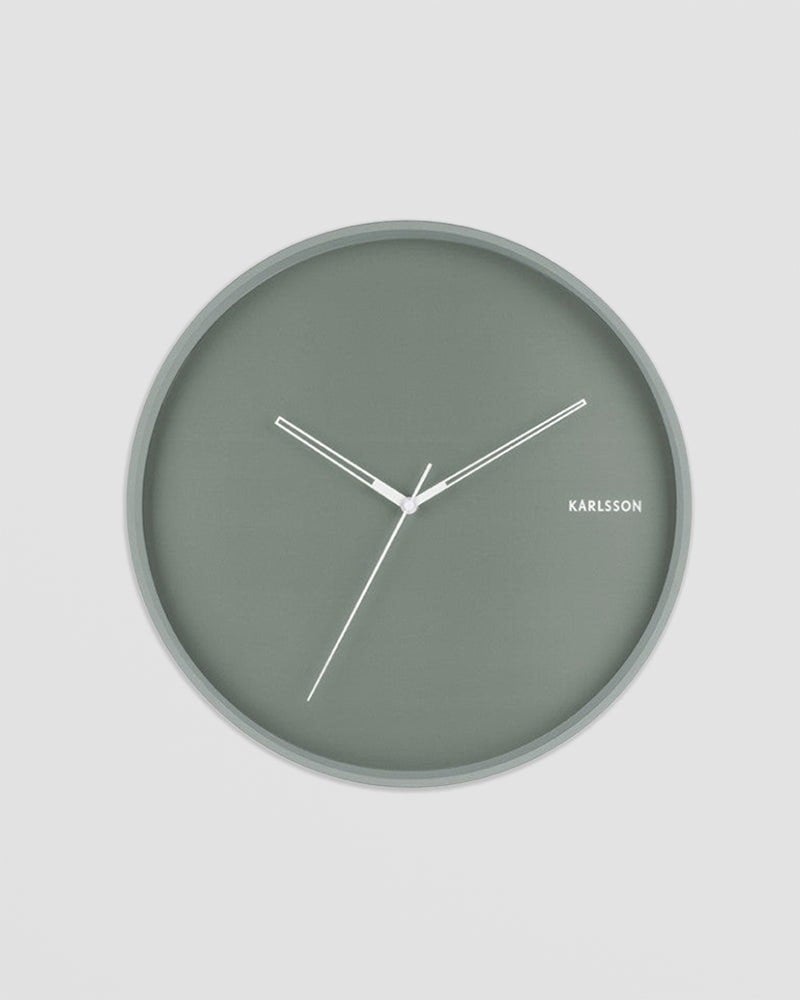 Wall Clock Hue - Green