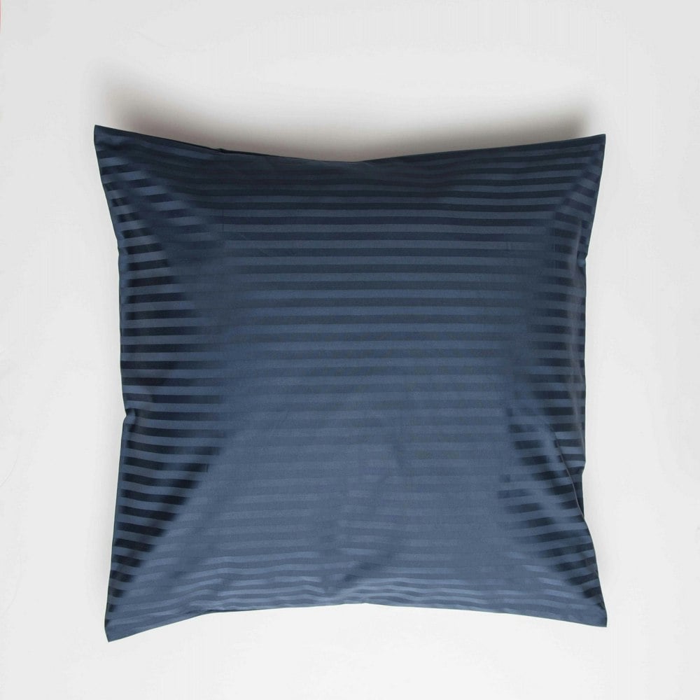 Belledorm 540 Thread Count Satin Stripe Continental Pillowcase - Navy