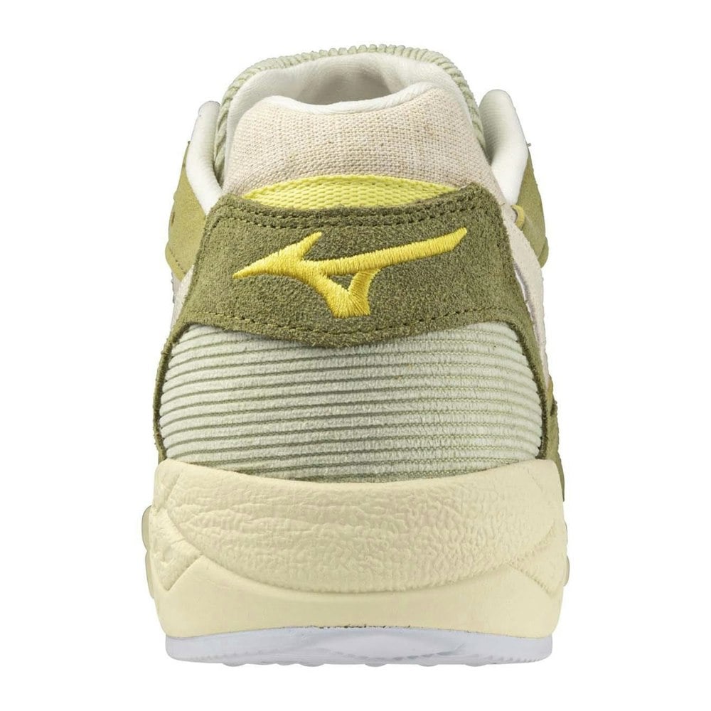 Mizuno Mens Contender Sportstyle Suede Shoes - Green/White