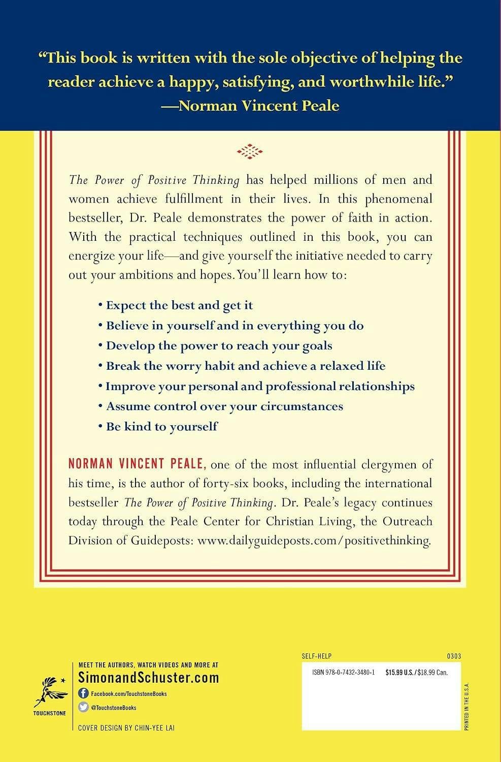 The Power of Positive Thinking: 10 Traits for Maximum Results by Dr. Norman Vincent Peale