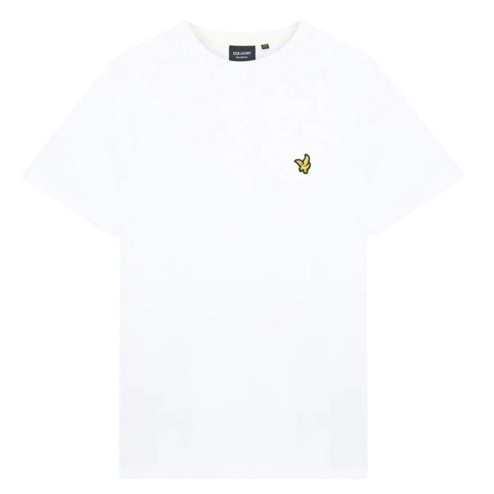 Lyle & Scott Slub Plain White T-Shirt