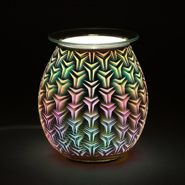 Serano 3D Geometric Light Up Electric Oil Burner