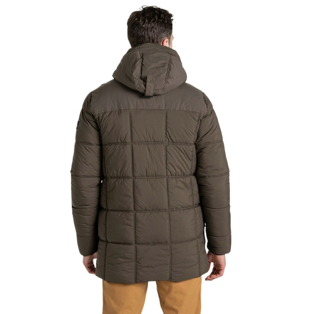 Craghoppers Mens Insulated Hooded Jacket - Woodland Green