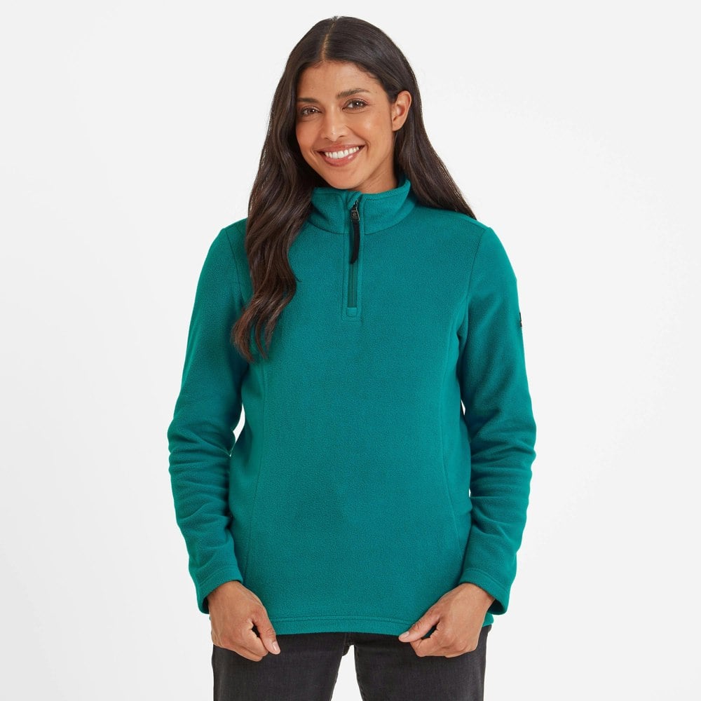 TOG24 Women's Revive Quarter Zip Fleece Top - Teal