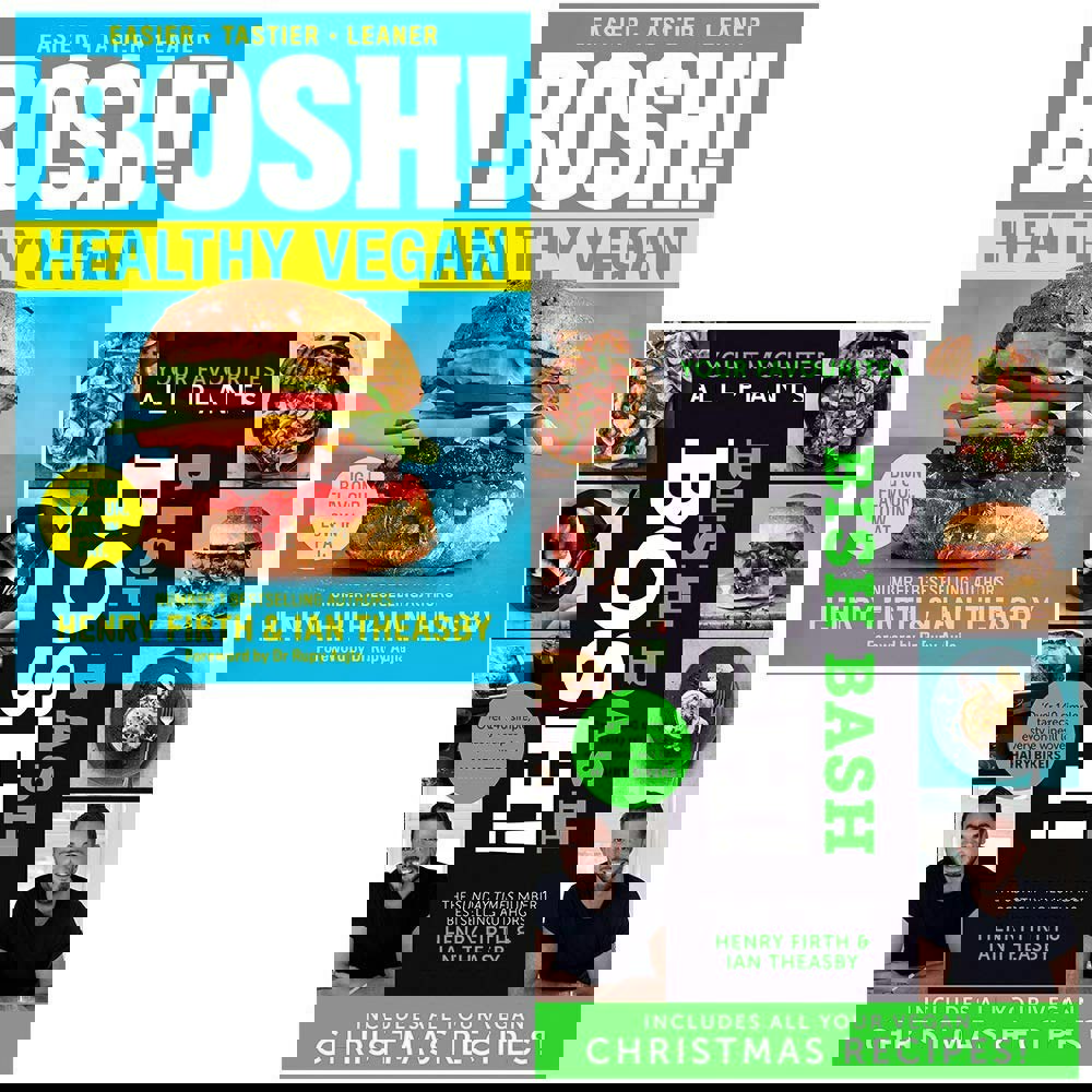 HQ Bosh Healthy Vegan, [Hardcover] Bish Bash Bosh 2 Books Collection Set By Henry Firth, Ian Theasby
