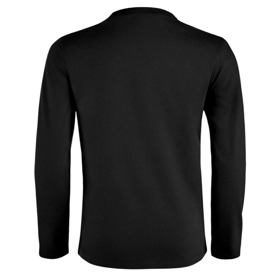 SOLS Childrens/Kids Imperial Long-Sleeved T-Shirt - Deep Black