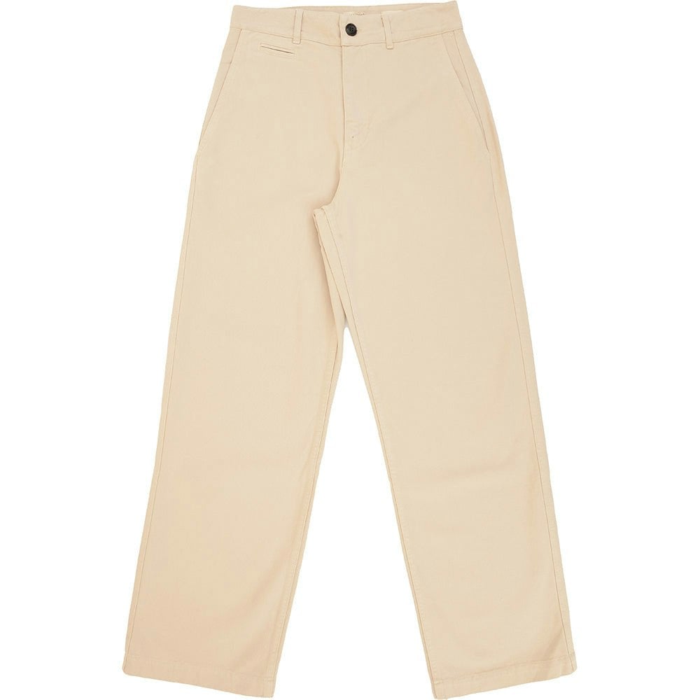 Mens Girls Of Dust Classic Wide Leg Men's Chino Trousers/Formal in Beige
