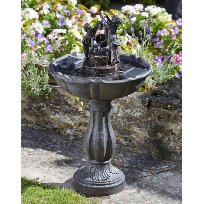Tranquillity Water Features Tipping Pail Traditional Solar Water Feature