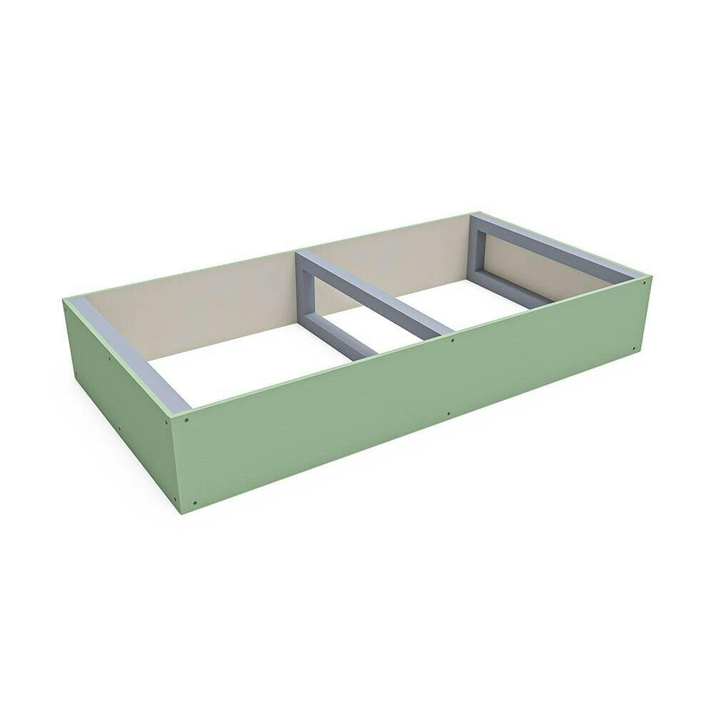 Dunster House Green Garden Bed Planter 1200mm x 600mm x 200mm