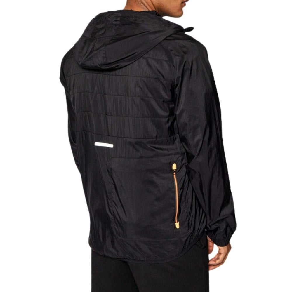 Emporio Armani Lightweight Hooded Black Bomber Jacket